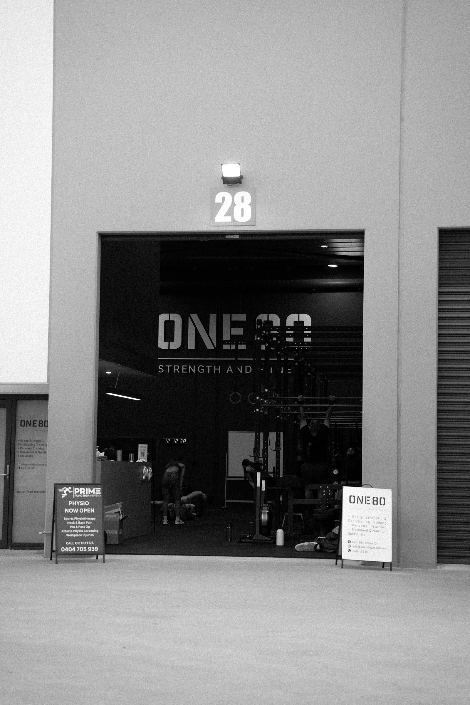 ONE80 Gym entrance, Seven Hills